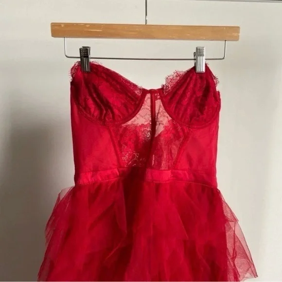 For Love And Lemons Scarlet High Low Dress - Picture 6 of 12